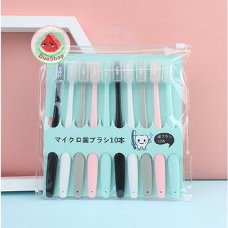 [SET 10] Bàn chải đánh răng xuất Nhật/ Bàn chải than tre hoạt tính  🍉Duashop🍉