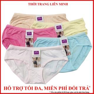 Set 5 quần sịp nữ quần lót nữ cotton Thái cao cấp kháng khuẩn khử mùi quần xì đồ lót nữ