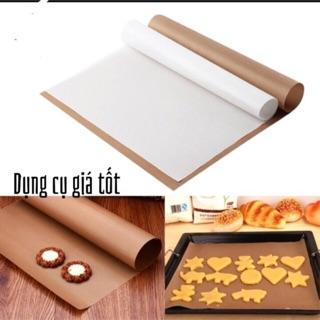 Vải nến nướng bánh chịu nhiệt 40*60cm ( tái sử dụng nhiều lần -HÀNG CAO CẤP)