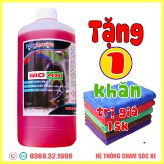 Dung Dịch Rửa Xe Không Chạm - Nước Rửa Xe Ô Tô, Xe Máy Ekokemika -  Bio 45 - 1L(hàng chính hãng) TẶNG KHĂN LAU ĐA NĂNG