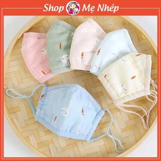 Khẩu trang vải cho bé cao cấp 100% COTTON