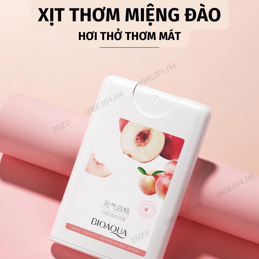 Làm thế nào để sử dụng xịt thơm miệng đào, bạc hà hiệu quả nhất?