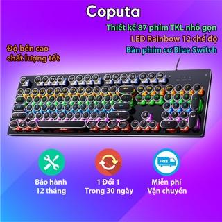 Bàn phím cơ Coputa Bàn phím máy tính laptop gaming Full LED RGB T907