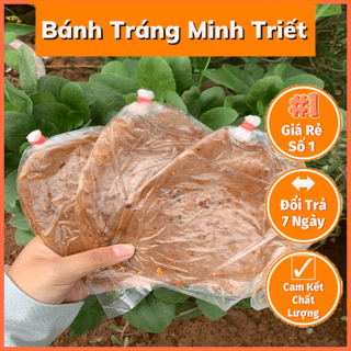 Bánh tráng phơi sương xì ke muối tỏi nhuyễn Tây Ninh chính gốc giá lò !