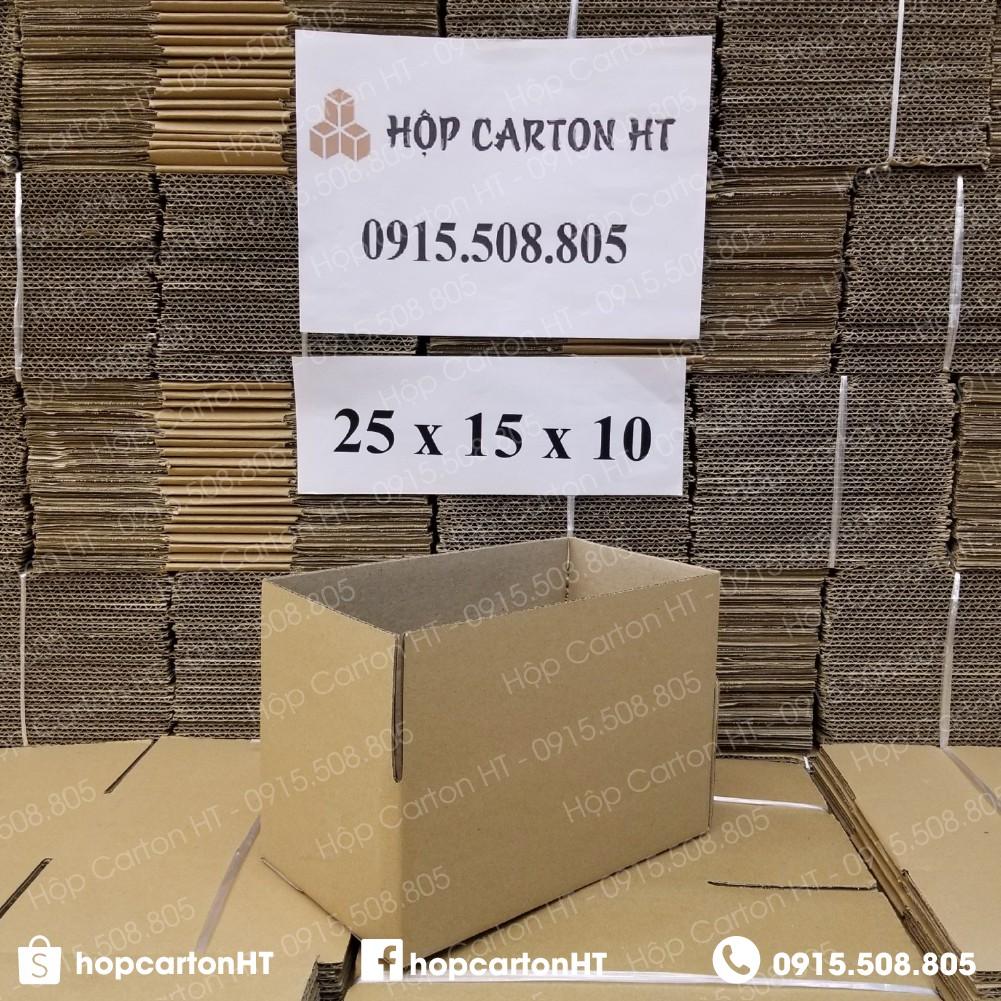 Các loại kích cỡ hộp carton đóng hàng thường được sử dụng là gì?