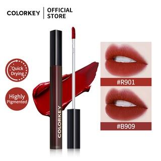 【COLORKEY】Son kem trang điểm COLORKEY nhung mịn satin lì cấp nước dưỡng ẩm 2g