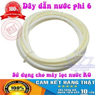 Ống dây nhựa dẫn nước phi 6 - Dùng cho máy lọc nước RO [1 mét]