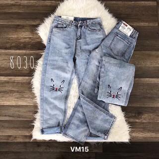 [FREESHIP 150K] Quần Jeans Nữ Phối Rách Cao Cấp OHS529