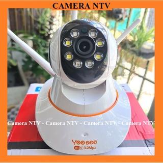 CAMERA IP WFI YOOSEE 3 RÂU 8 LED QUAY ĐÊM CÓ MÀU logo 3.0Mps - QUAY RÕ NGÀY VÀ ĐÊM - XOAY 360 ĐỘ