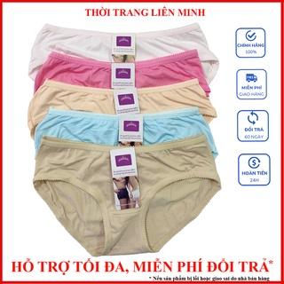 Bộ 5 quần sịp nữ quần lót nữ cotton Thái siêu co giãn mềm mịn thoáng mát kháng khuẩn quần xì đồ lót nữ