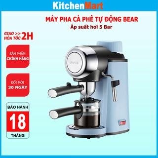 Máy pha cà phê Espresso Bear CF-B20V1 công suất 800W, vòi hơi tạo bọt sữa 5 Bar, KitchenMart – Hàng chính hãng BH 18T