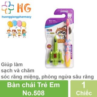 Bàn chải đánh răng cho bé Trẻ em Siêu mềm Lông mềm Tặng kèm đồ chơi cho bé Đồ chơi trẻ em