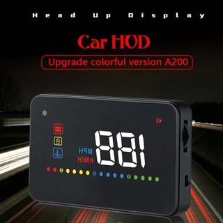 Đồng Hồ Đo Tốc Độ Nước/Nhiệt Độ obd2 A200 hud Cho Xe Hơi hud