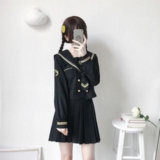 Set váy Ulzzang đồng phục học sinh Nhật Bản