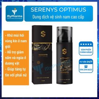 Serenys Optimus - Dung dịch vệ sinh nam cao cấp, kháng khuẩn, khử mùi vùng kín sạch, an toàn, không kích ứng da 120ml