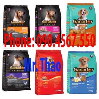 [400gram] Thức ăn cho chó Ganador adult , Ganador Puppy , Cừu , Trứng Sữa , Cá Hồi , Sữa DHA ,  FIB's  Đủ Loại