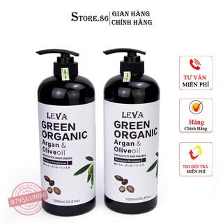 Dầu gội phục hồi kiềm dầu sạch gàu, hương thơm nước hoa cặp gội xả GREEN ORGANIC 500ml -1000ml chính hãng