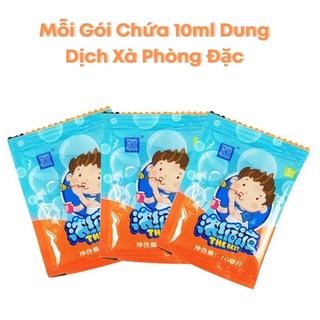 Nước pha bong bóng xà phòng, gói xà phòng dành cho đồ chơi thổi bóng của bé 1 gói 10 ml bachhoadochoi