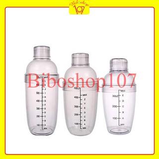 Bình lắc pha chế Shaker 350ml-530ml-700ml (có nắp bán lẻ)