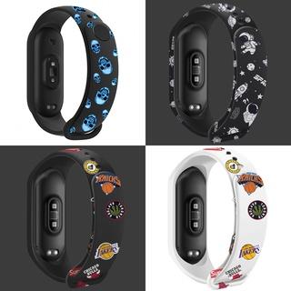 Dây Đeo silicon Thay Thế Cho Đồng Hồ Thông Minh Xiaomi Mi Band 7 6 5 4 3