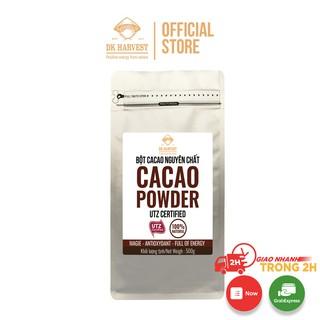 Bột Cacao Nguyên Chất DK Harvest - Túi 100g, 200g, 500g - Đồ Uống Cao Cấp, không pha trộn