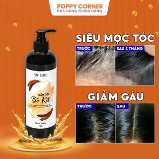 Dầu gội thảo dược bồ kết giảm gàu thảo mộc cô đặc chống rụng thiên nhiên mọc tóc nhanh dài không hóa chất POPPY CORNER