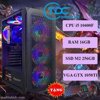 Máy tính chơi game thiết kế đồ họa MAX PC CPU core i5 10400F, Ram 16GB,SSD M2 256GB, Card 1050TI + Qùa tặng