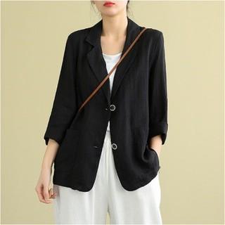 Áo khoác blazer dáng rộng màu trơn mẫu 2021 phong cách Hàn Quốc thời trang cho nữ ( Mã SP11)