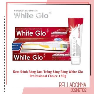 [CHÍNH HÃNG] Kem Đánh Răng Làm Trắng Sáng Răng White Glo Professional Choice 150g