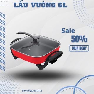 Nồi lẩu điện 6L - chảo điện đa năng cao cấp Hongshuanxi melisashop99