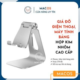 Giá đỡ hợp kim nhôm cao cấp để Ipad, Iphone, kẹp điện thoại, máy tính bảng - Loại chắc chắn (AG01)