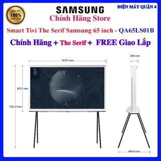 Smart Tivi The Serif QLED Samsung QA65LS01B 4K 65 inch 65LS01B - có chân