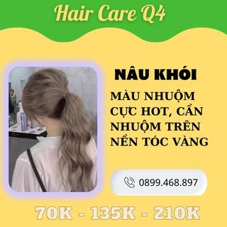 Thuốc nhuộm tóc nâu tây ánh khói, nâu sương mù, nhuộm màu khói ghi, nhuộm xám trầm không tẩy tóc - Hair Care Q4