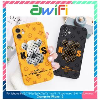 Ốp lưng iphone viền nổi bóng kaws party 6/6plus/6s/6splus/7/7plus/8/8plus/x/xr/xs/11/12/pro/max/plus/ - Sale Sốc Y3-8