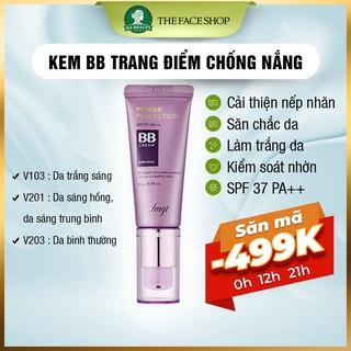 Kem nền bb cream The Face Shop Power Perfection che khuyết điểm kiềm dầu trang điểm đa năng Hàn Quốc 20g SPF37 PA++