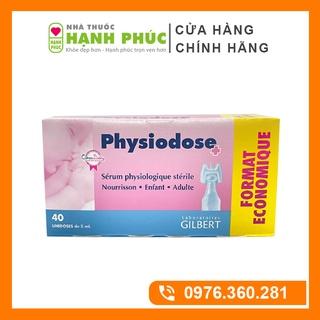 Nước muối sinh lý Pháp Physiodose cho Trẻ Sơ Sinh (40 ống x 5ml) DATE Mới Nhất