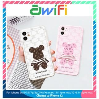 Ốp lưng iphone viền nổi bóng bearbrick c.lin.e 6plus/6s/6splus/7/7plus/8/8plus/x/xs/11/12/pro/max/promax -Sale Sốc Y2-6