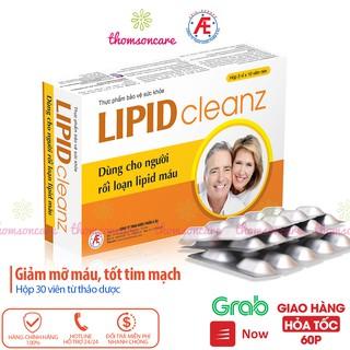 Lipid Cleanz  - Hỗ trợ giảm mỡ máu, giảm cân, cholesterol, giảm béo Lipidcleanz từ lá sen, dầu tỏi