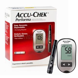 Máy Đo Đường Huyết Accu-Chek Performa Tặng Hộp Que Thử 10 Que