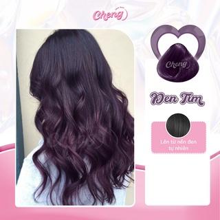 [Mã SKAMFM0612M giảm 15% đơn 100K] Thuốc Nhuộm Tóc Màu TÍM ĐEN Không Tẩy | Chenglovehair, Chenglovehairs