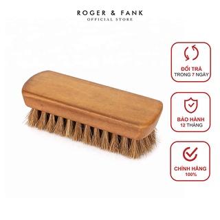 [Mã BMLTM50 giảm đến 50K đơn 99K] Bàn chải đánh giày lông ngựa ROGER & FANK size 14x5cm