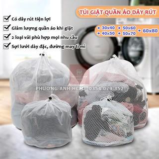 Túi Giặt Dây Rút Vải Lưới Đựng Quần Áo, Đồ Lót - Túi Lưới Giặt Đồ Bảo Quản Quần Áo