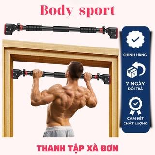 Thanh tập xà đơn treo tường gắn cửa cao cấp cân bằng nhiều cỡ có thể tùy chỉnh phù hợp tập gym tại nhà Bodysport