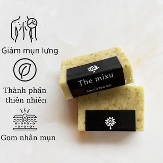 Xà phòng tắm giảm mụn lưng ngực, mụn mông, thâm mụn nang lông The Mixu Soap Handmade