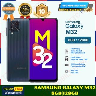 Điện thoại Samsung Galaxy M32 8GB/128GB-Pin 5.000 mAH-25W-Freeship|Chính hãng-Nguyên Seal