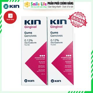 SMILE LIFE | [2 Chai] Súc Miệng KIN Gingival 250ml ® (Chlohexidine 0.12%) - Sát Khuẩn Miệng Họng, Viêm Nướu