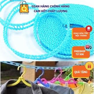 Dây Cước Phơi Quần Áo Thông Minh Siêu Dai Bền Chia Ô Chống Trượt - QueenStore