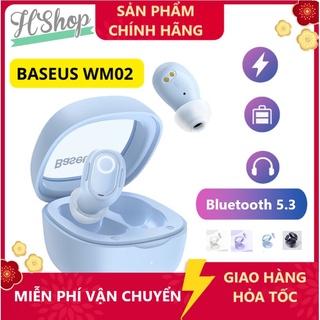 Tai Nghe Nhét Tai Không Dây Baseus Bowie WM02 Bluetooth 5.3 TWS  / EncokWM01 Bluetooth 5.0 TWS  Dùng Cho IOS Android