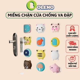 Miếng dán chặn cửa chống va đập đệm chắn cửa cao su silicon dán tường tủ bàn ghế giảm tiếng ồn