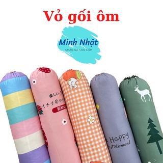 Vỏ gối ôm Cotton 3D Minh Nhật kích thước 35x100cm